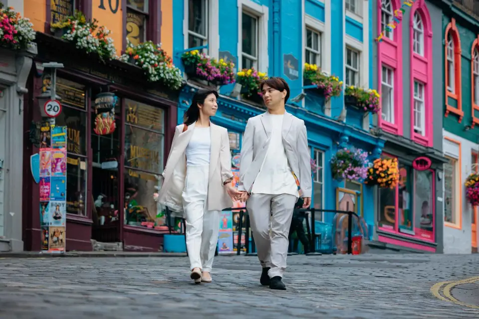 Edimburgo: Sesión de fotos con un fotógrafo privado de vacaciones