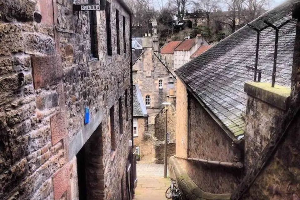 Edimburgo: Tour a pie por Dean Village y Circus Lane