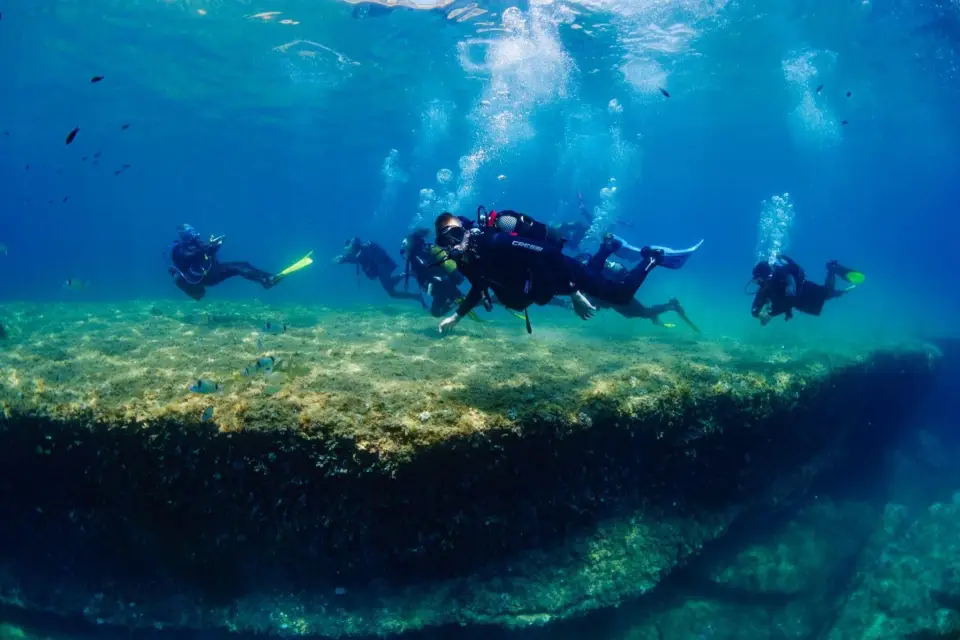 Bautismo de buceo en Barcelona