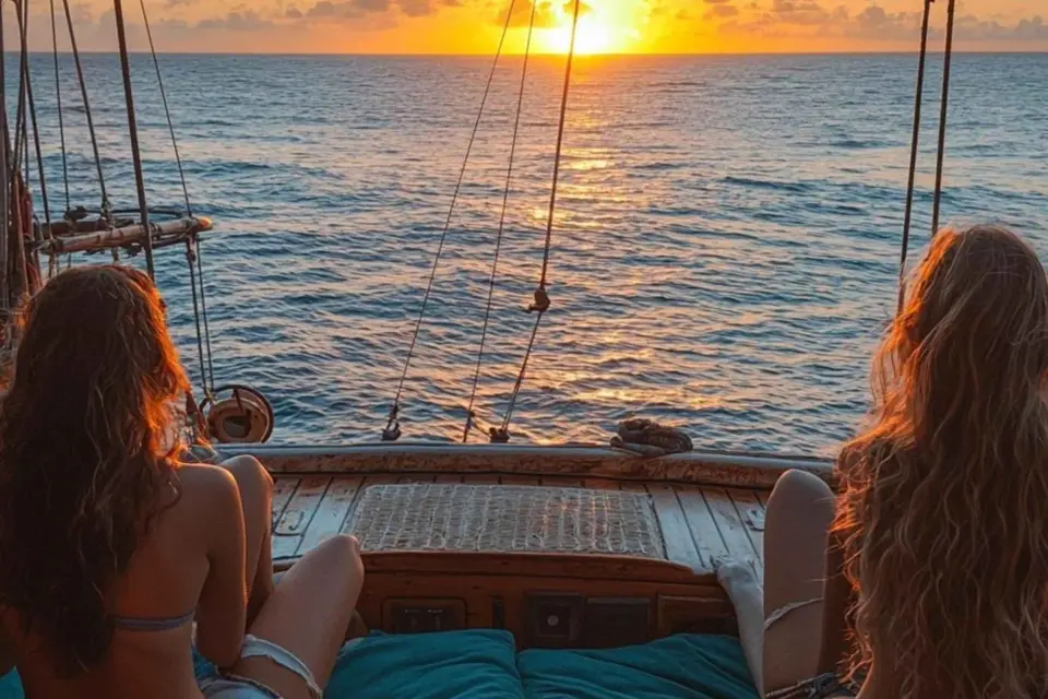Barcelona: Crucero en velero al atardecer con bebidas y aperitivos