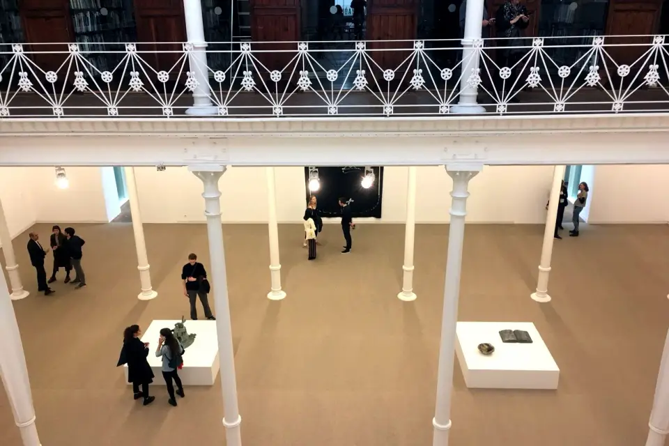 Entrada a la Fundació Antoni Tàpies