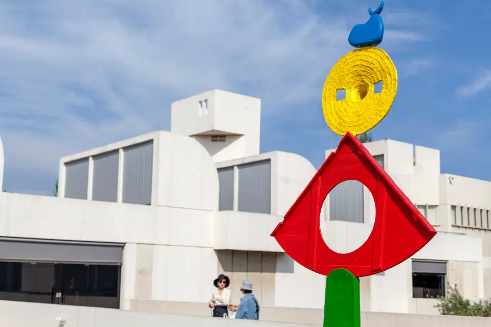 Entrada a la Fundación Joan Miró