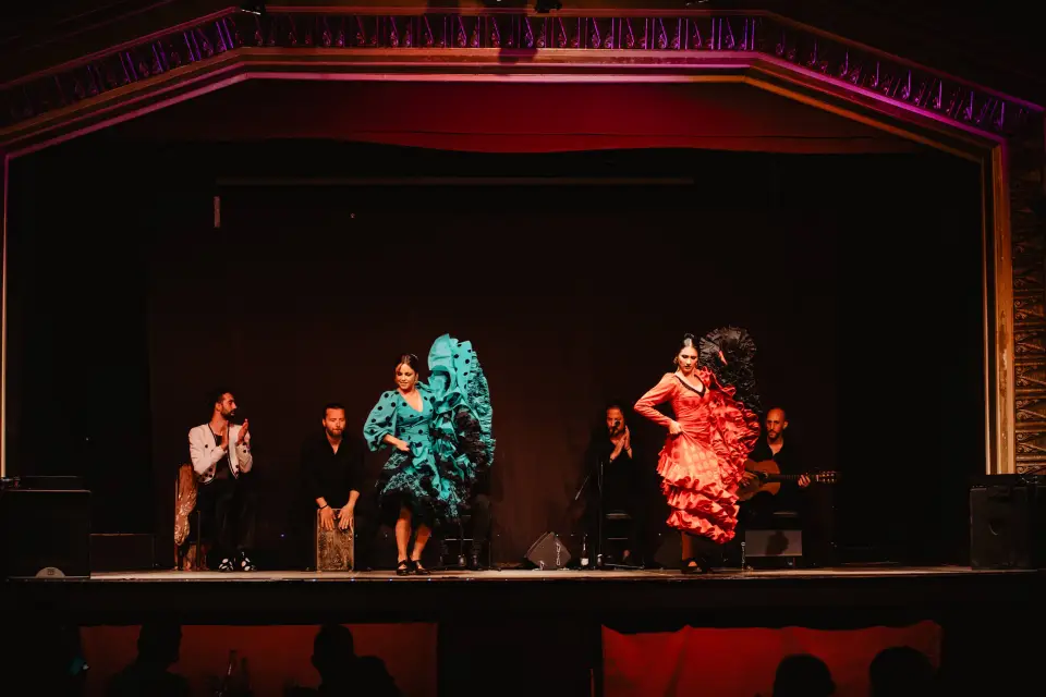 Espectáculo flamenco en el Tablao La Pacheca
