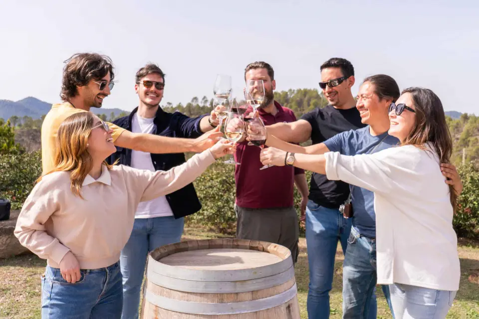 Barcelona: Excursión de un día a Montserrat con comida y cata de vinos