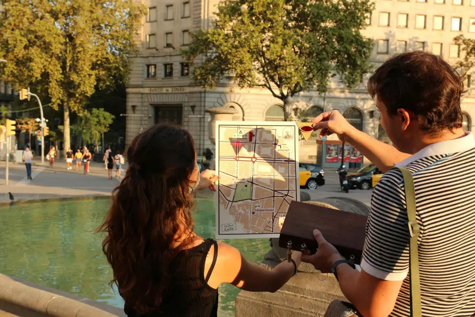 Barcelona: Exploración de la ciudad en busca del tesoro