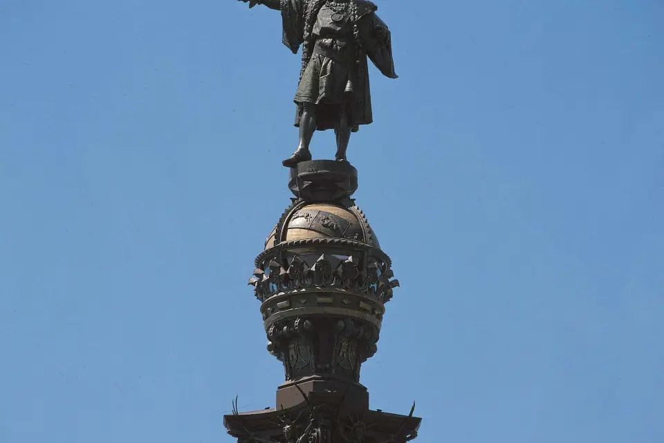 Barcelone : colonne Christophe Colomb