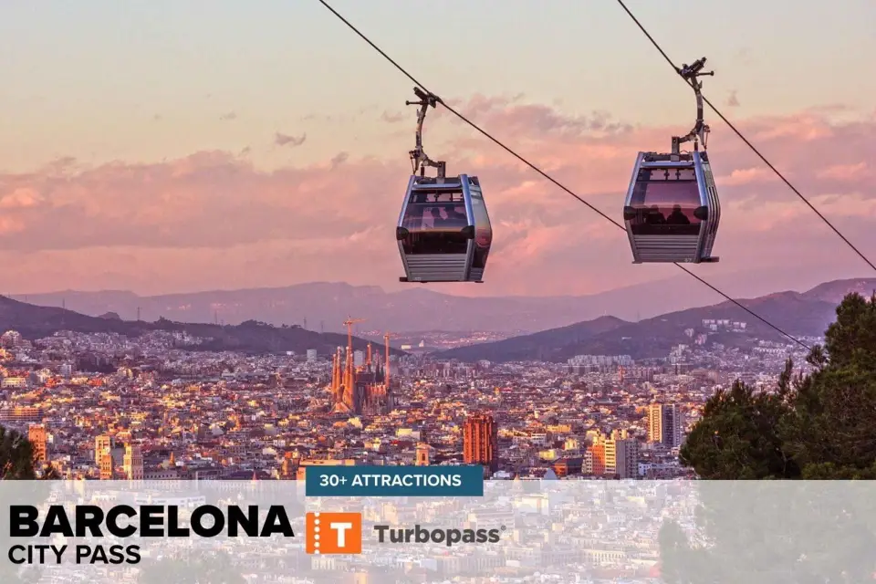 Barcelona: Tarjeta 30+ Atracciones con Opción Transporte Público