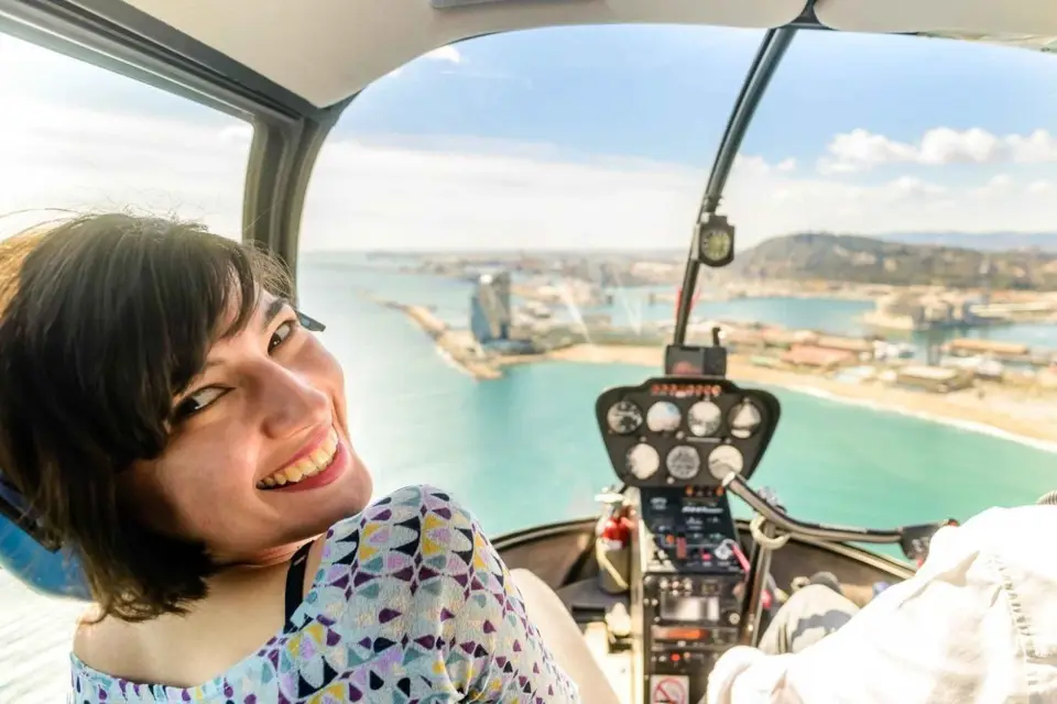 Barcelona: Vuelo en helicóptero sobre la costa de Barcelona