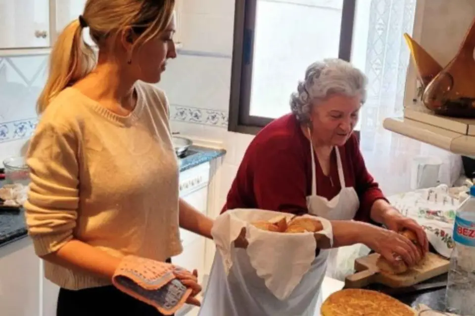 Clase de cocina con mi abuela española