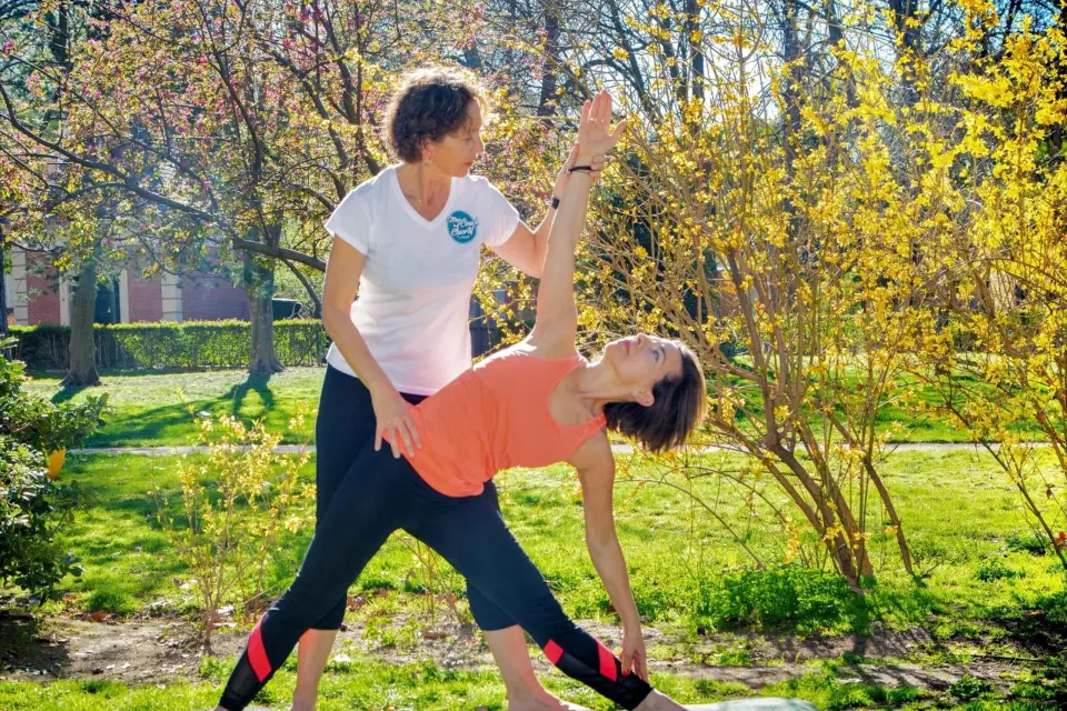 Madrid: Clase de Flow Yoga en el Parque del Retiro