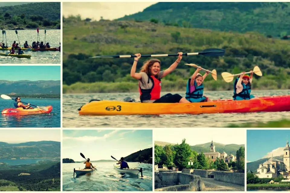 Experiencia en canoa por el Lago de la Montaña desde Madrid