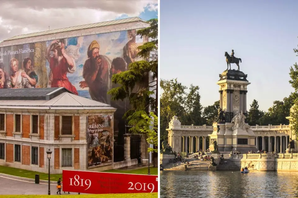 Madrid: tour guiado Museo del Prado y Parque de El Retiro