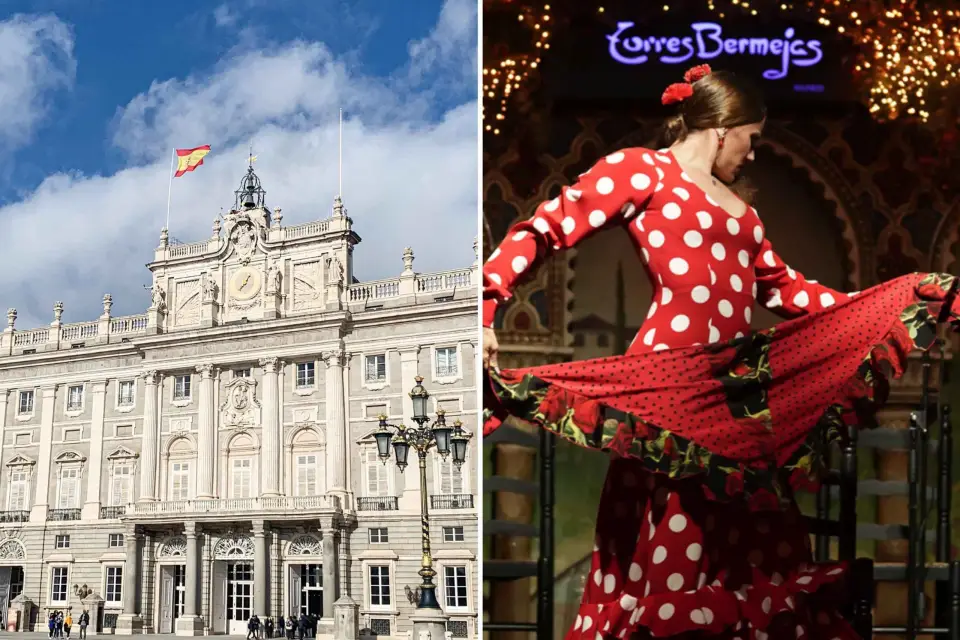 Madrid: Visita al Palacio Real, Espectáculo Flamenco y Tapas con Bebida