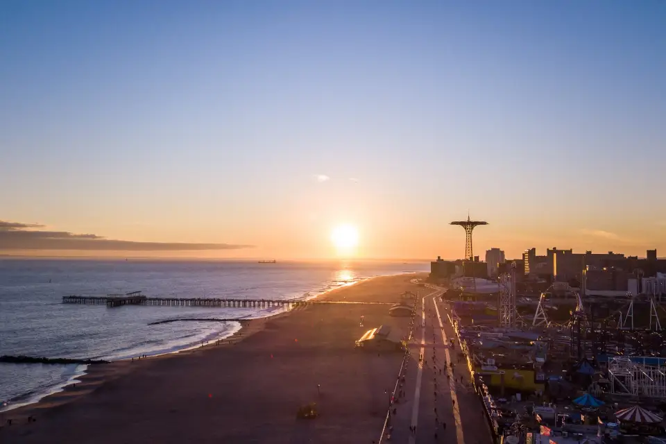 Visite des arrondissements de New York et de Coney Island