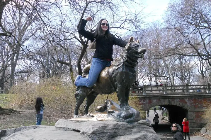 Aventura en la búsqueda del tesoro del parque central inferior de Nueva York
