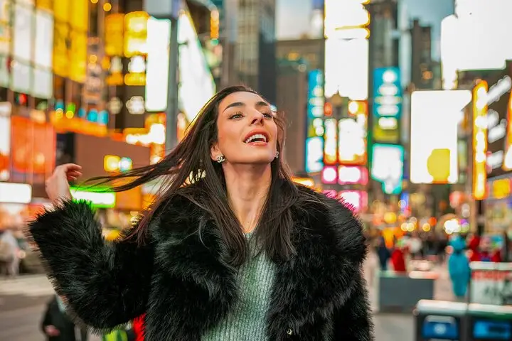 Ciudad de Nueva York: sesión de fotos profesional privada en Times Square