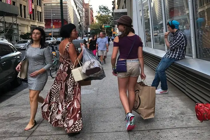 Día de compras personales de segunda mano para grupos pequeños de Nueva York