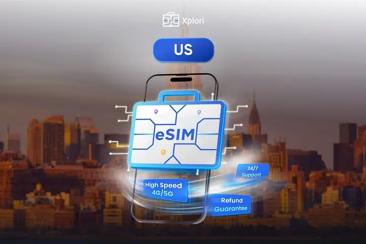 eSIM de EE. UU. (entre 3 y 30 días. Hasta 20 GB de datos)