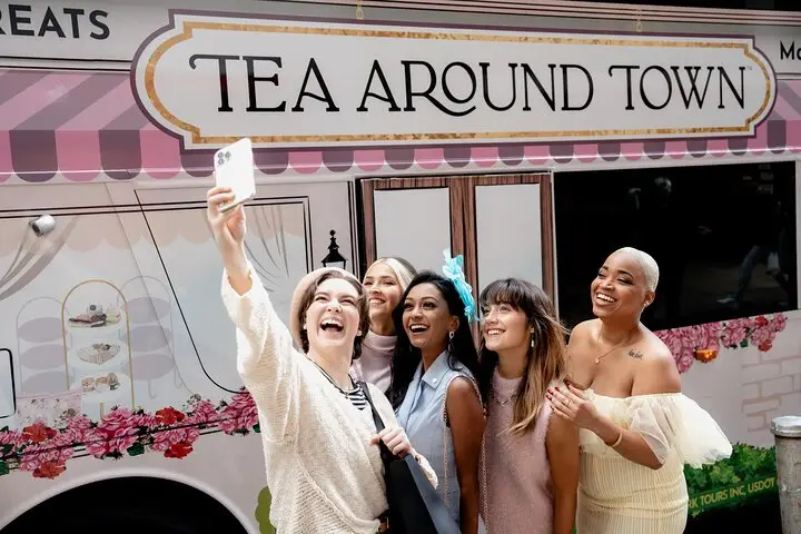 Experiencia de salón de té móvil en Nueva York