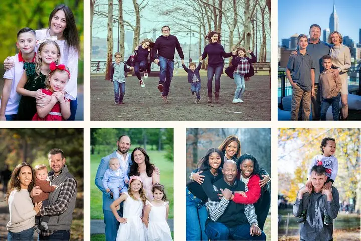 Fotografía familiar de Nueva York captura recuerdos en el corazón de Nueva York