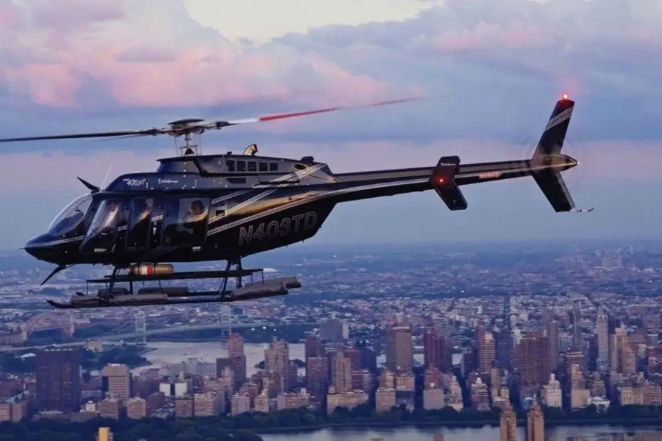 Desde Nueva Jersey: Excursión en helicóptero City Lights o Skyline