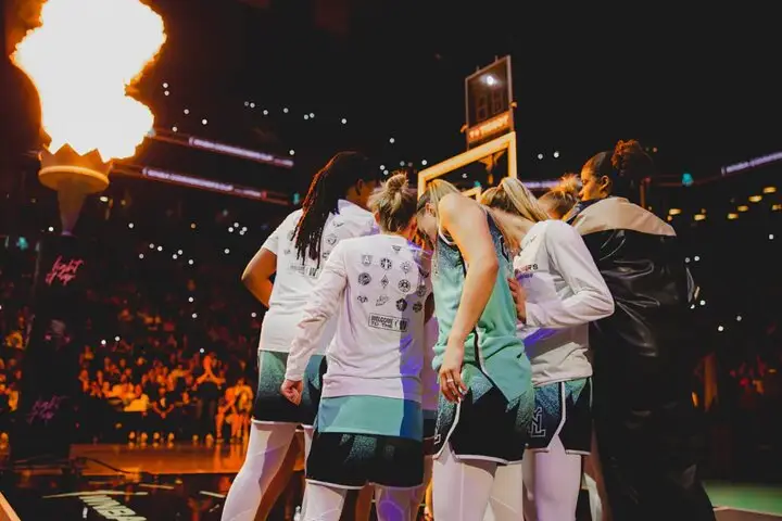 Juego de baloncesto Liberty de Nueva York en el Barclays Center