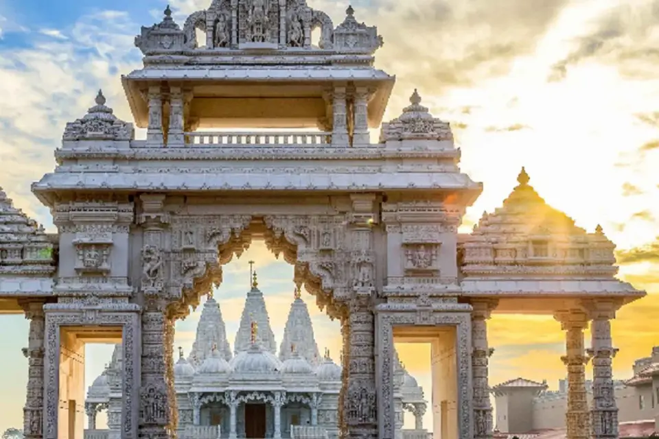Desde NY:Shri Swaminarayan Mandir,Longwood Gardens Tour de 1 día