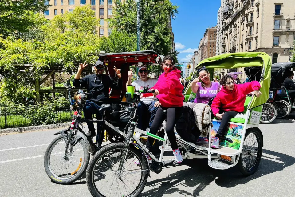 NYC: Central Park Rickshaw Tour / Privado y guiado
