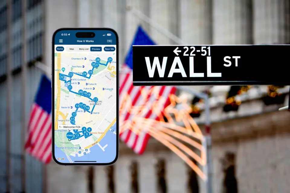 NYC: Visita autoguiada a pie por Wall Street