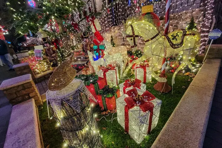 Recorrido de luces navideñas en Dyker Heights