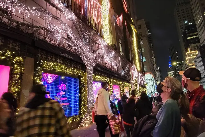 Recorrido a pie por el espectáculo de luces navideñas
