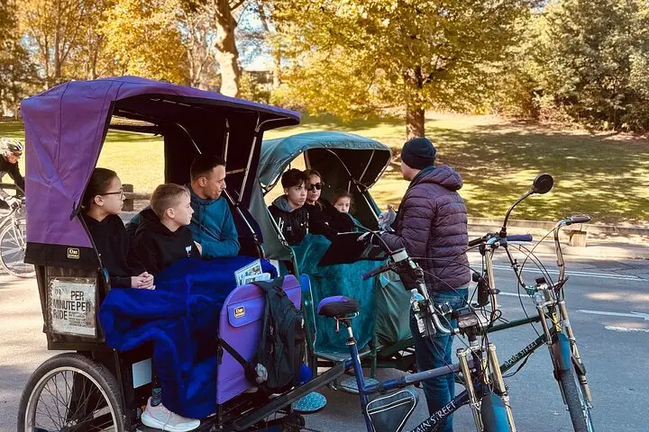 Tour de 1 o 2 horas por Central Park Pedicab.