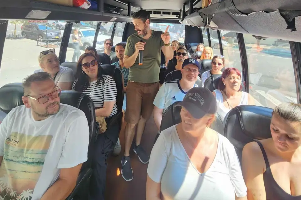 El tour en autobús de la comedia por Nueva York