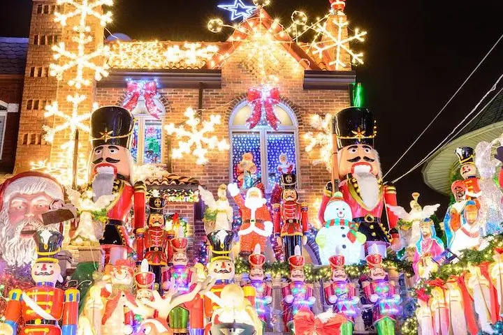 Tour privado de luces navideñas de Nueva York