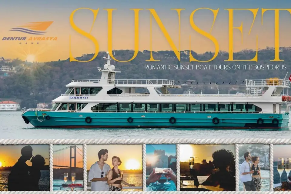 Estambul: Crucero por el Bósforo al atardecer con bebidas y aperitivo