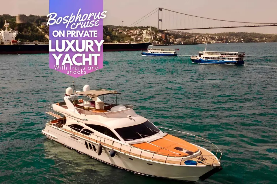Estambul: Tour privado del Bósforo en yate de lujo c/traslado