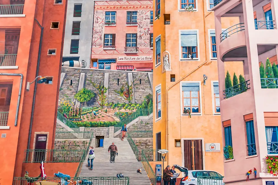 Tour del arte urbano de Lyon