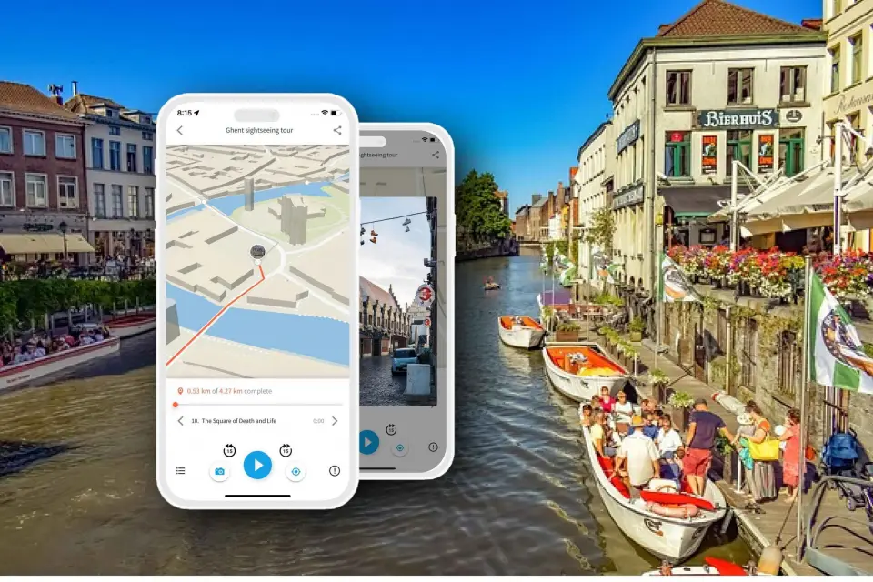 Tour de la ciudad de Gante: audioguía en tu smartphone