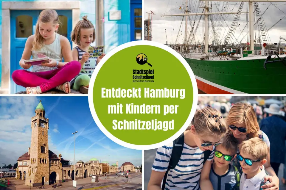 Hamburgo: Búsqueda del tesoro Visita autoguiada para niños