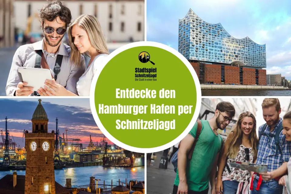 Hamburgo: Excursión autoguiada en busca del tesoro por el puerto