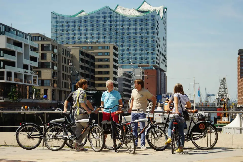 Tour de 3,5 h en bicicleta por Hamburgo
