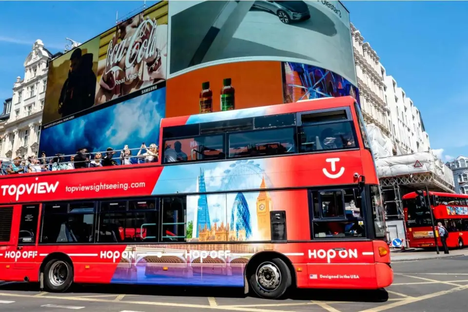 Londres: Billete de autobús turístico Hop-On Hop-Off de 24 horas