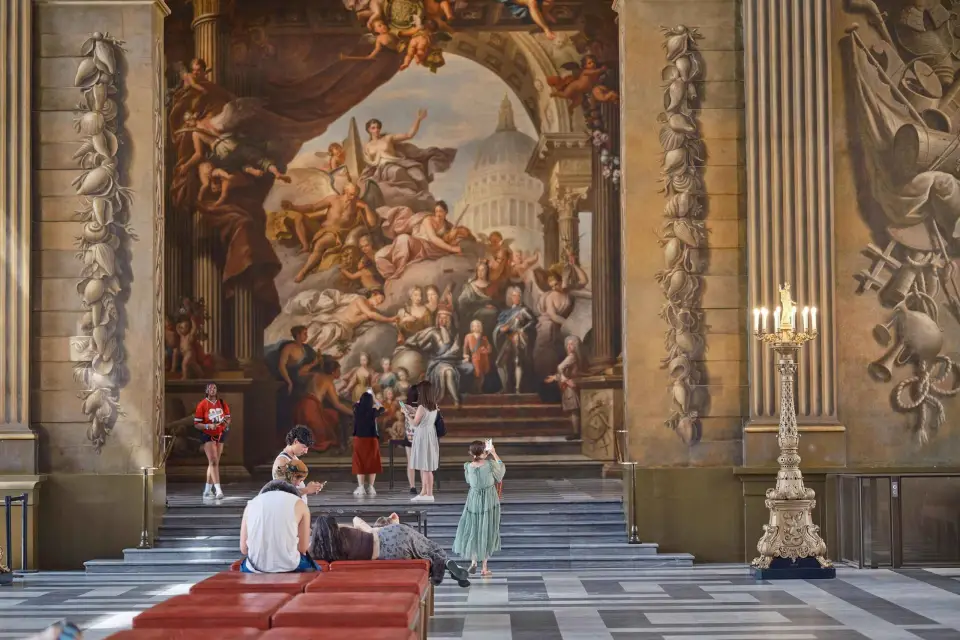 Londres: Entrada al Salón Pintado y Visita al Antiguo Colegio Naval Real