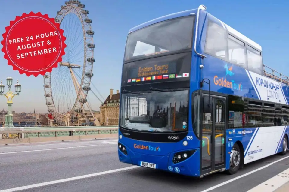 Tour en autobús turístico con paradas libres y Torre de Londres