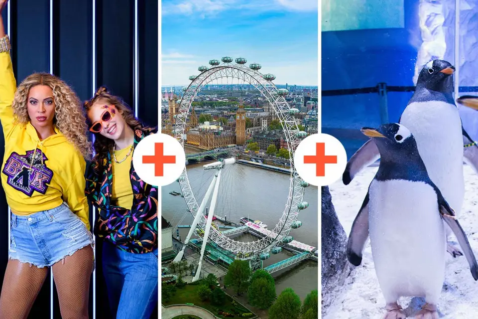 Londres: Madame Tussauds, London Eye y SEA LIFE Ticket combinado