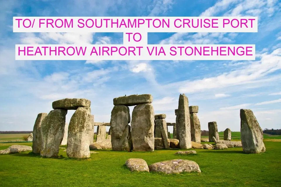 Hacia/desde el puerto de cruceros de Southampton a Heathrow vía Stonehenge