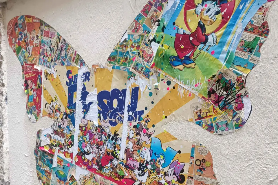 Lyon: Arte callejero en el barrio de la Croix Rousse