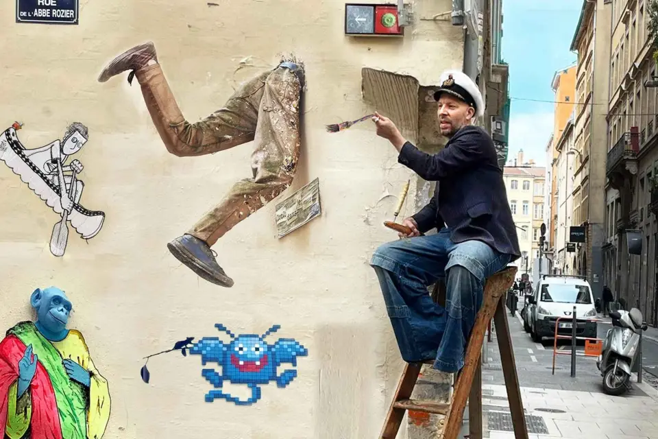 Lyon: tour privado con un ARTISTA local y visita de su taller