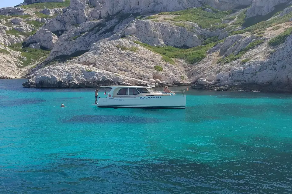 Crucero, Café y Baño en las Calanques de Frioul
