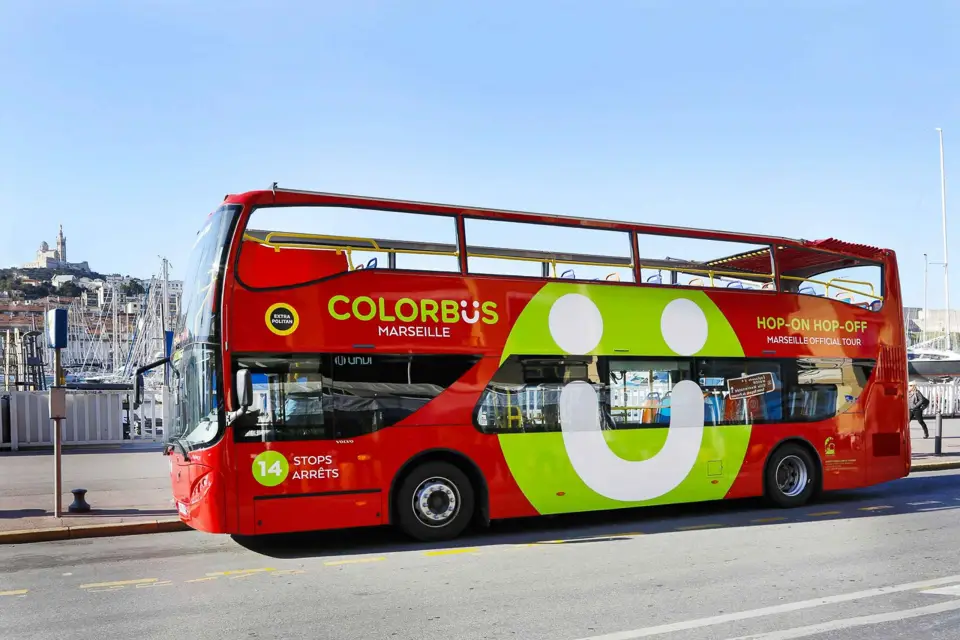 Marsella: Tour en autobús turístico con paradas libres